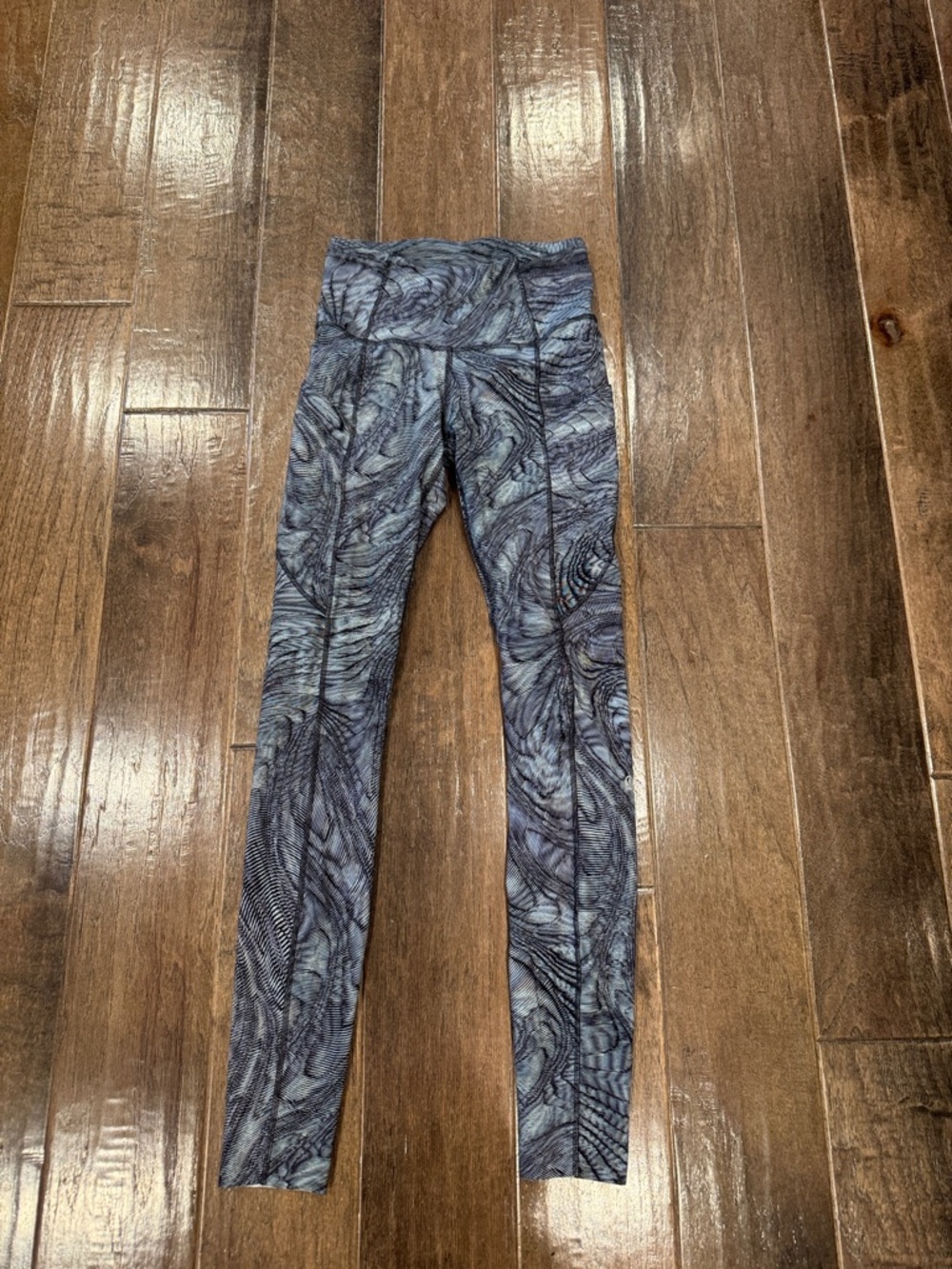 lululemon athletica Blue Swirl High-Rise Leggings